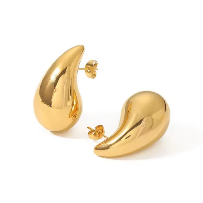 Aqua Water Drop Earrings