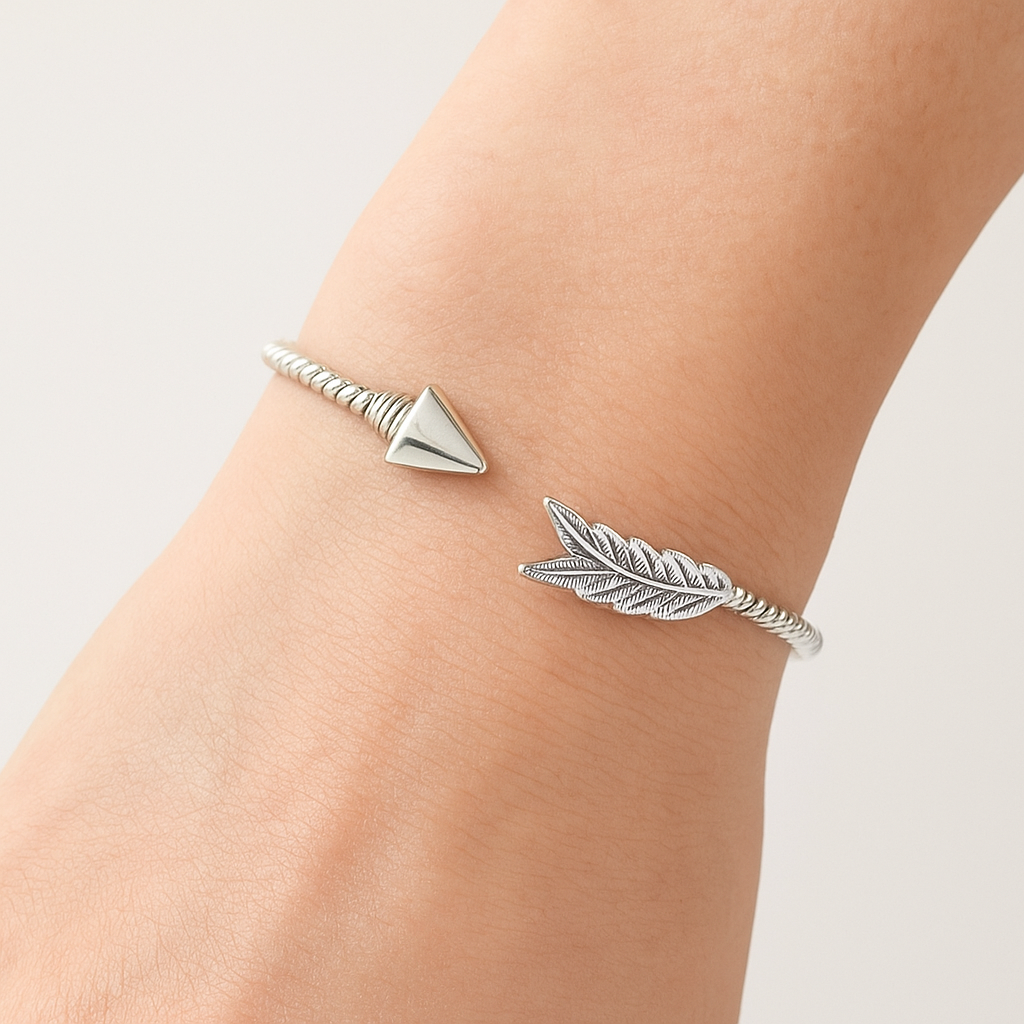Silver Arrow Bangle