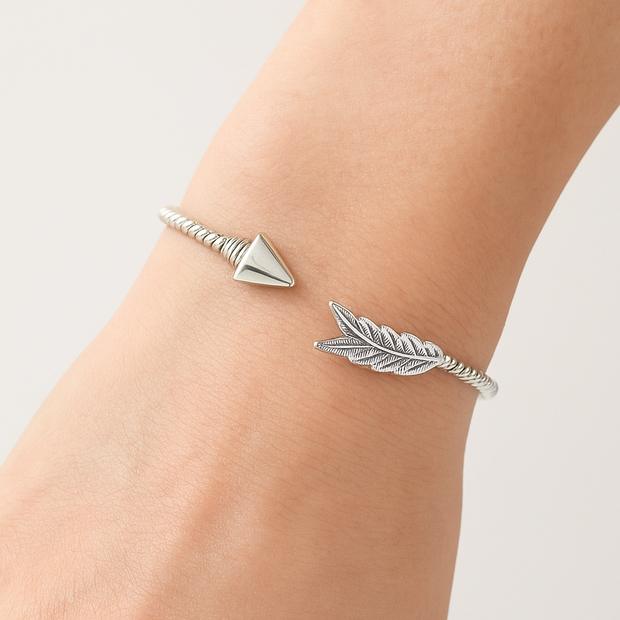 Silver Arrow Bangle