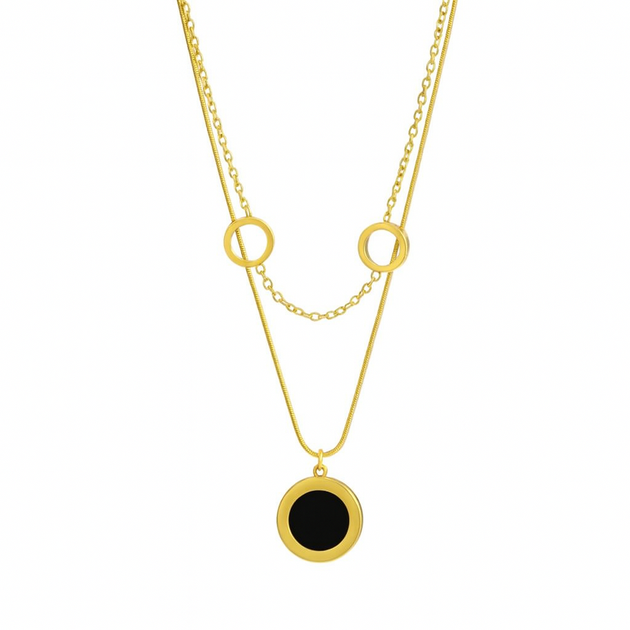 Celeste Necklace - 18K Gold-Plated Stainless Steel
