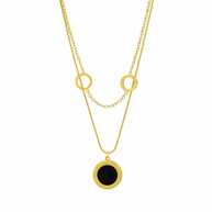 Celeste Necklace - 18K Gold-Plated Stainless Steel