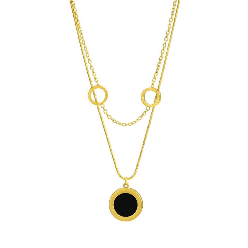 Celeste Necklace - 18K Gold-Plated Stainless Steel