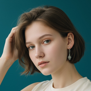 Celtic Drop Earrings