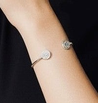 Disc open Bracelet
