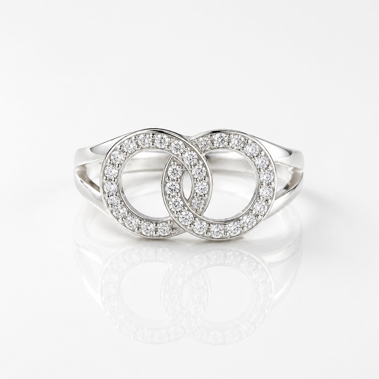 CC Crystal Ring - Sterling Silver