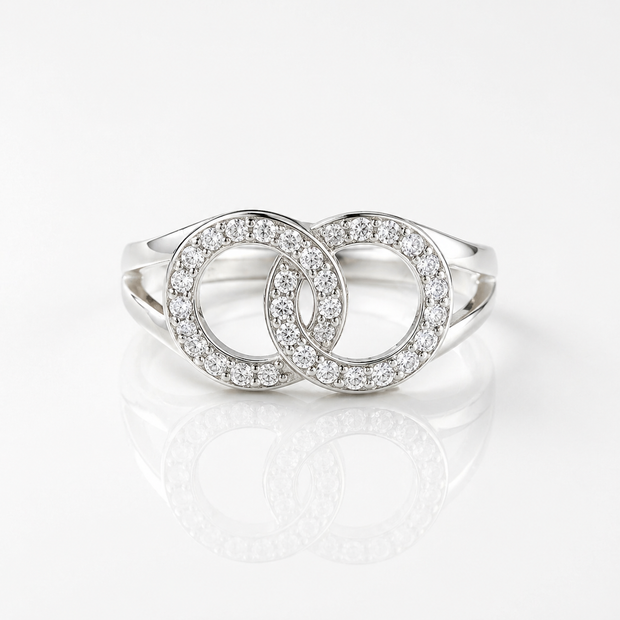CC Crystal Ring - Sterling Silver
