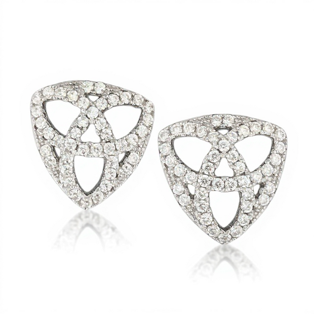 Crystal Celtic Earrings