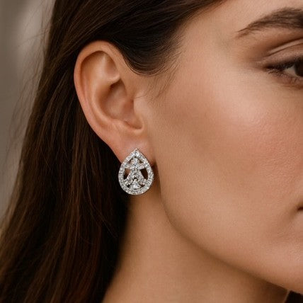 Teardrop Crystal Earrings