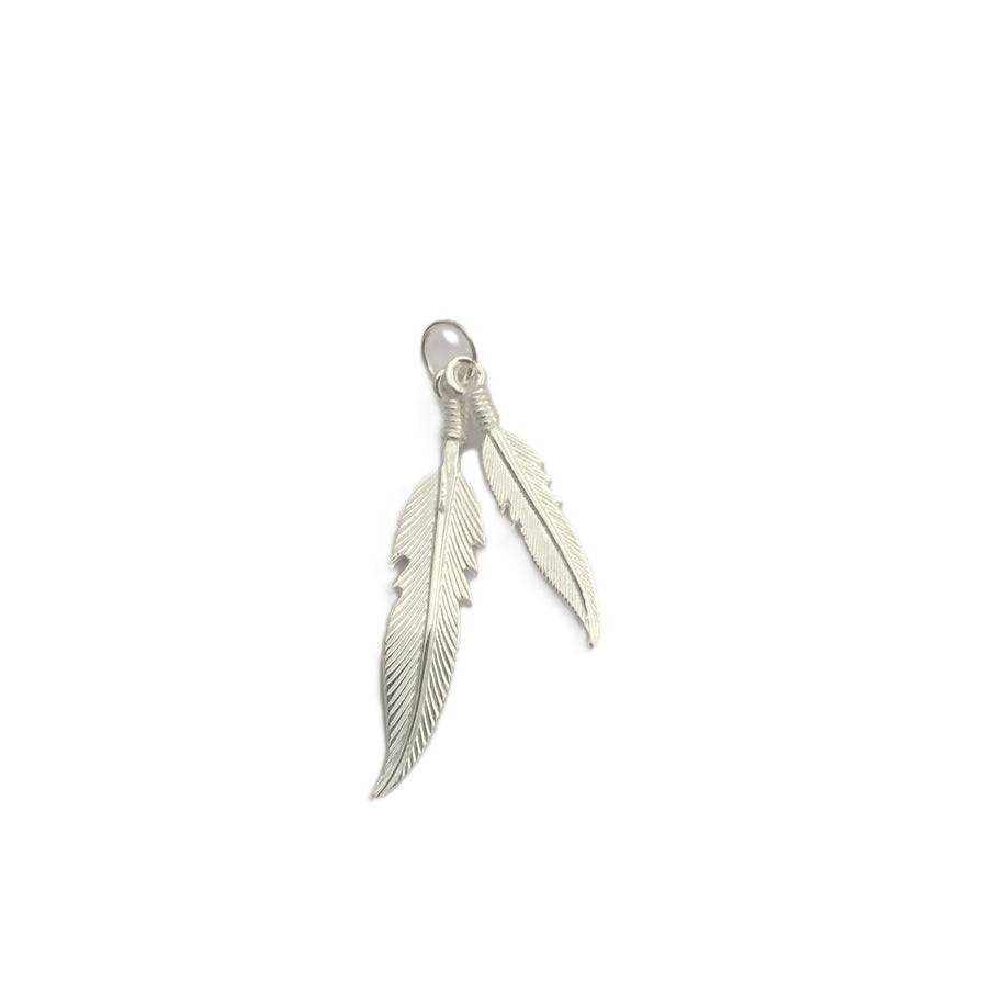 Feather Pendant - Sterling Silver
