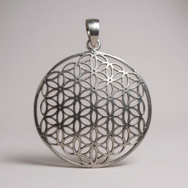 Sterling Silver Filigree Pendant Necklace