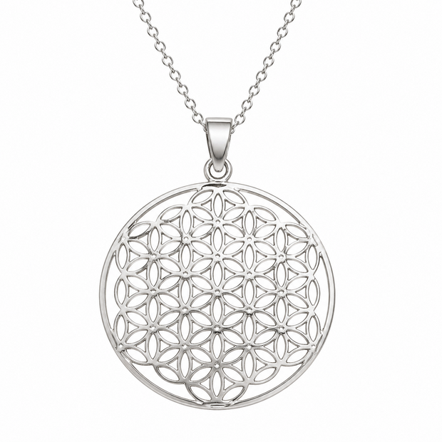 Sterling Silver Filigree Pendant Necklace