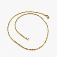 Rope Chain 50cm - 18K Gold Plated Stainless Steel