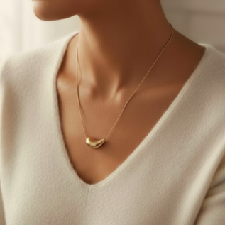 Aqua Water Drop Pendant