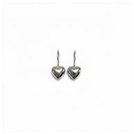 Lila Sterling Silver Heart Drop Earrings