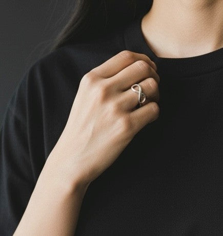 Sterling Silver Infinity design band