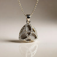 Crystal Celtic Pendant