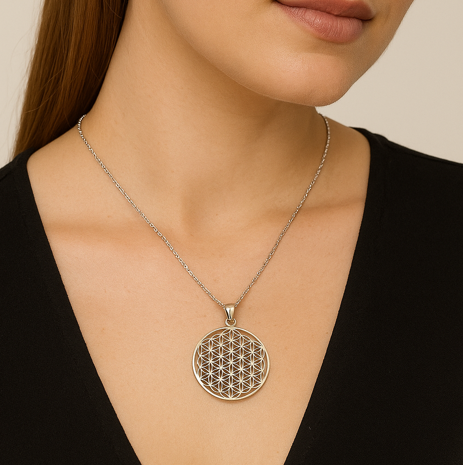 Sterling Silver Filigree Pendant Necklace