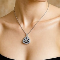 Crystal Celtic Pendant