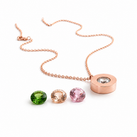 Radiant Mood Necklace- 18k Gold Plated Stainless Steel