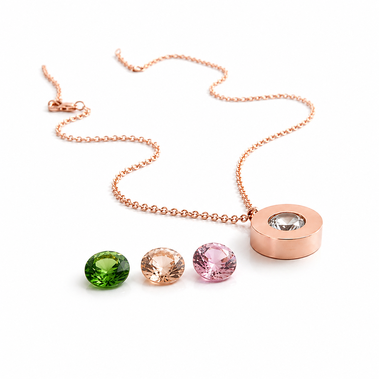 Radiant Mood Necklace- 18k Gold Plated Stainless Steel