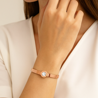 Radiant Mood Bangle with Interchangeable crystals