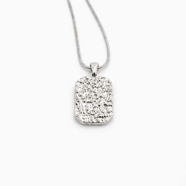Silver Ingot Pendant – High Polish Stainless Steel