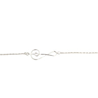 Sterling Silver Clef Bracelet