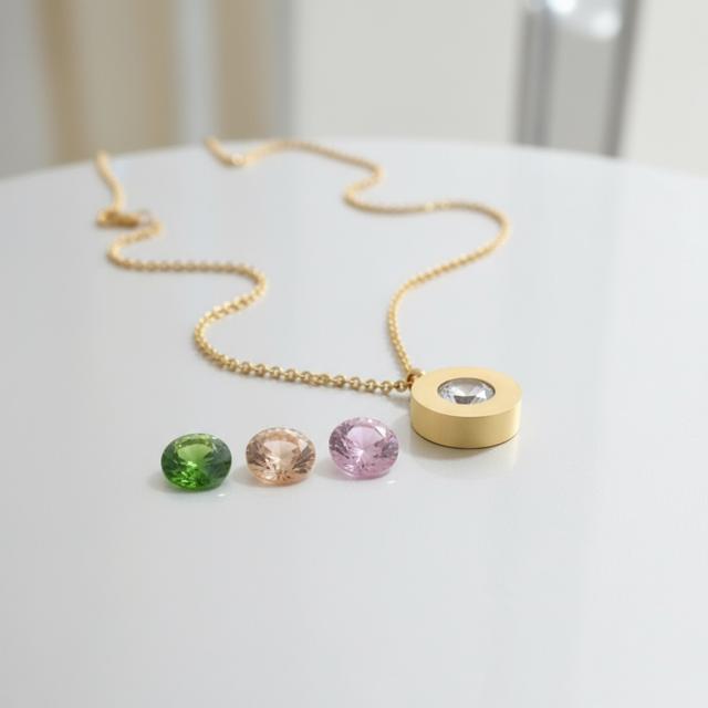 Radiant mood necklace