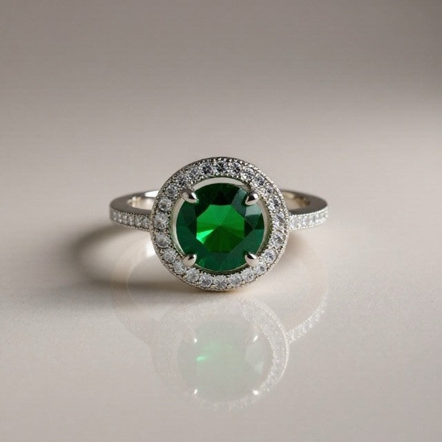 Classic Elegance Emerald Ring