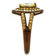 Yolanda Statement Ring - Coffee Ion Plated Stainless Steel